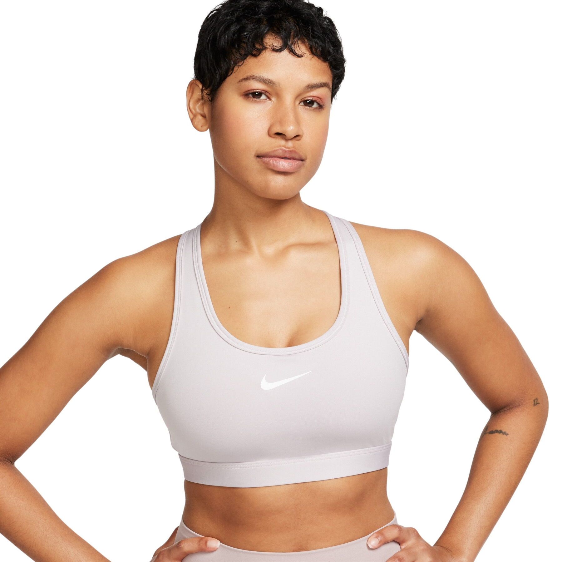 Women's padded bra Nike Swoosh Medium Support