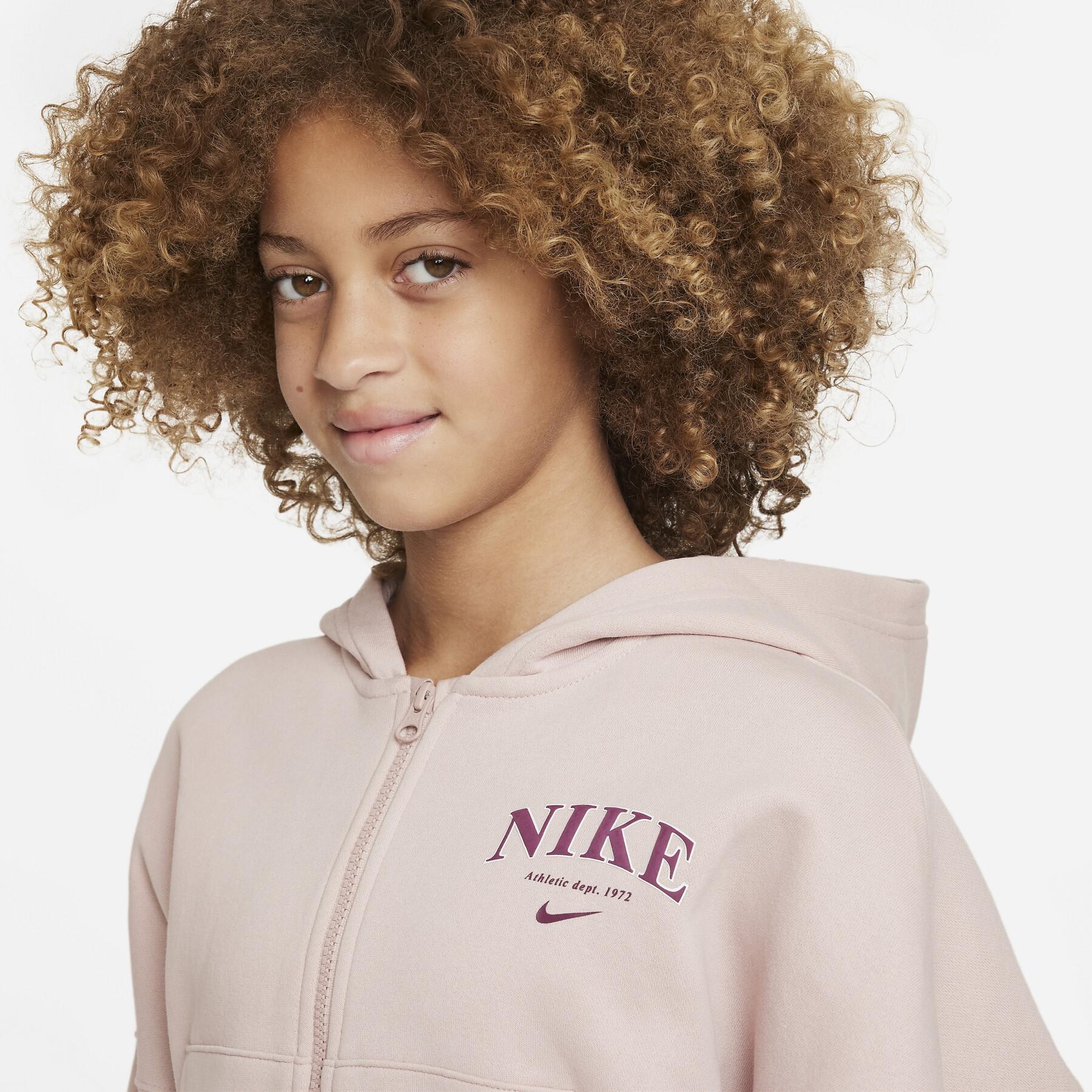 Sweatshirt hoodie girl Nike Trend Fleece Print