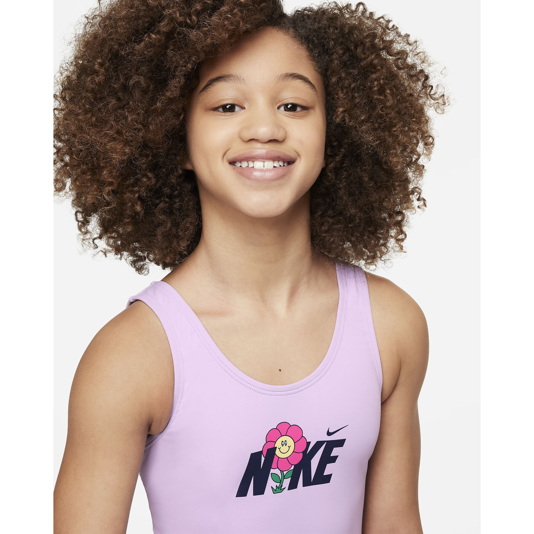 One-piece swimsuit for girls Nike Multi Logo