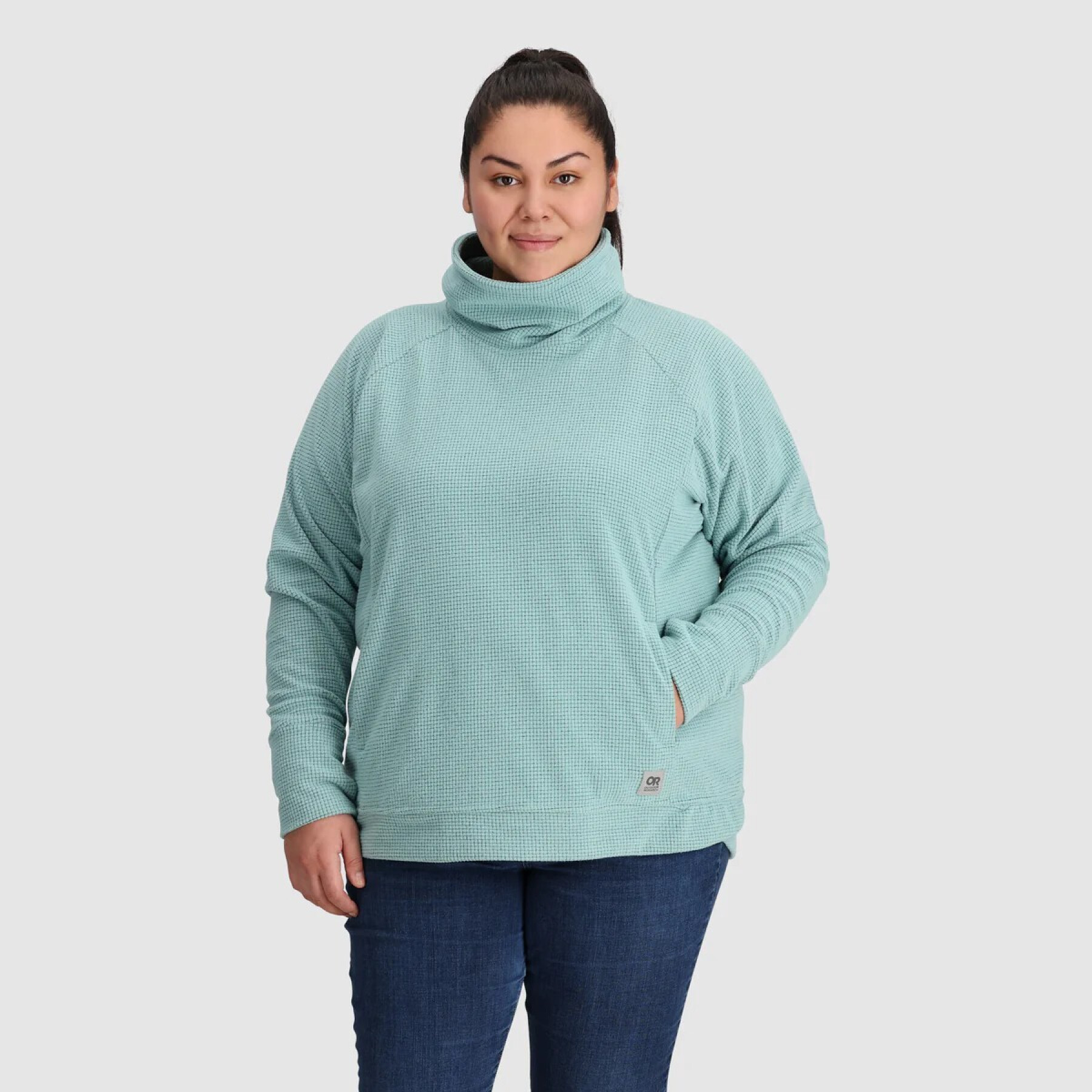 Woman sweater Outdoor Research Trail Mix Cowl Pullover-Plus