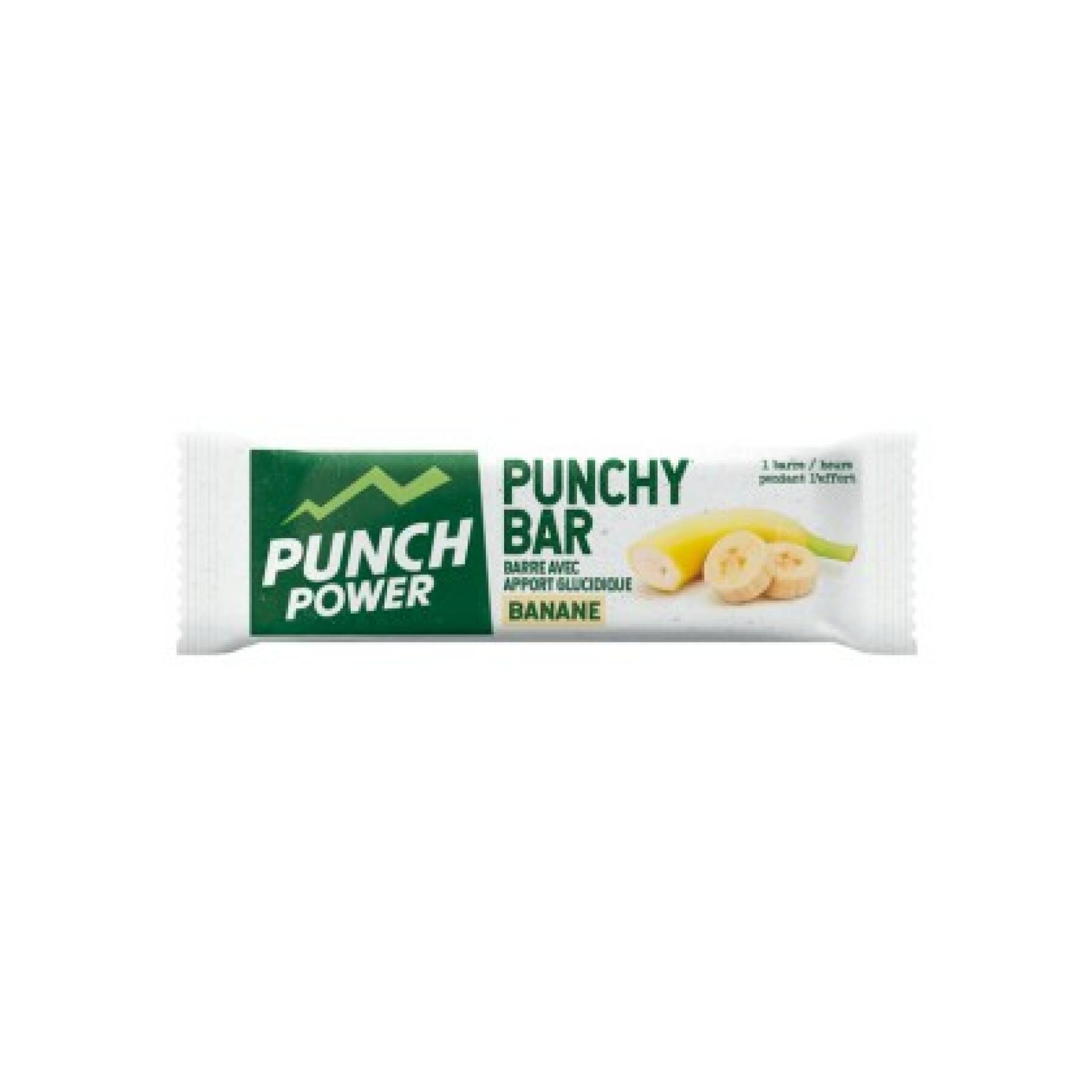 Display 40 energy bars Punch Power Punchybar Banane