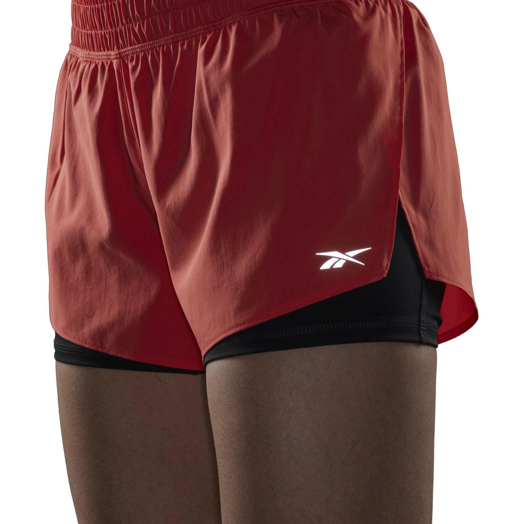Two in one running shorts for women Reebok