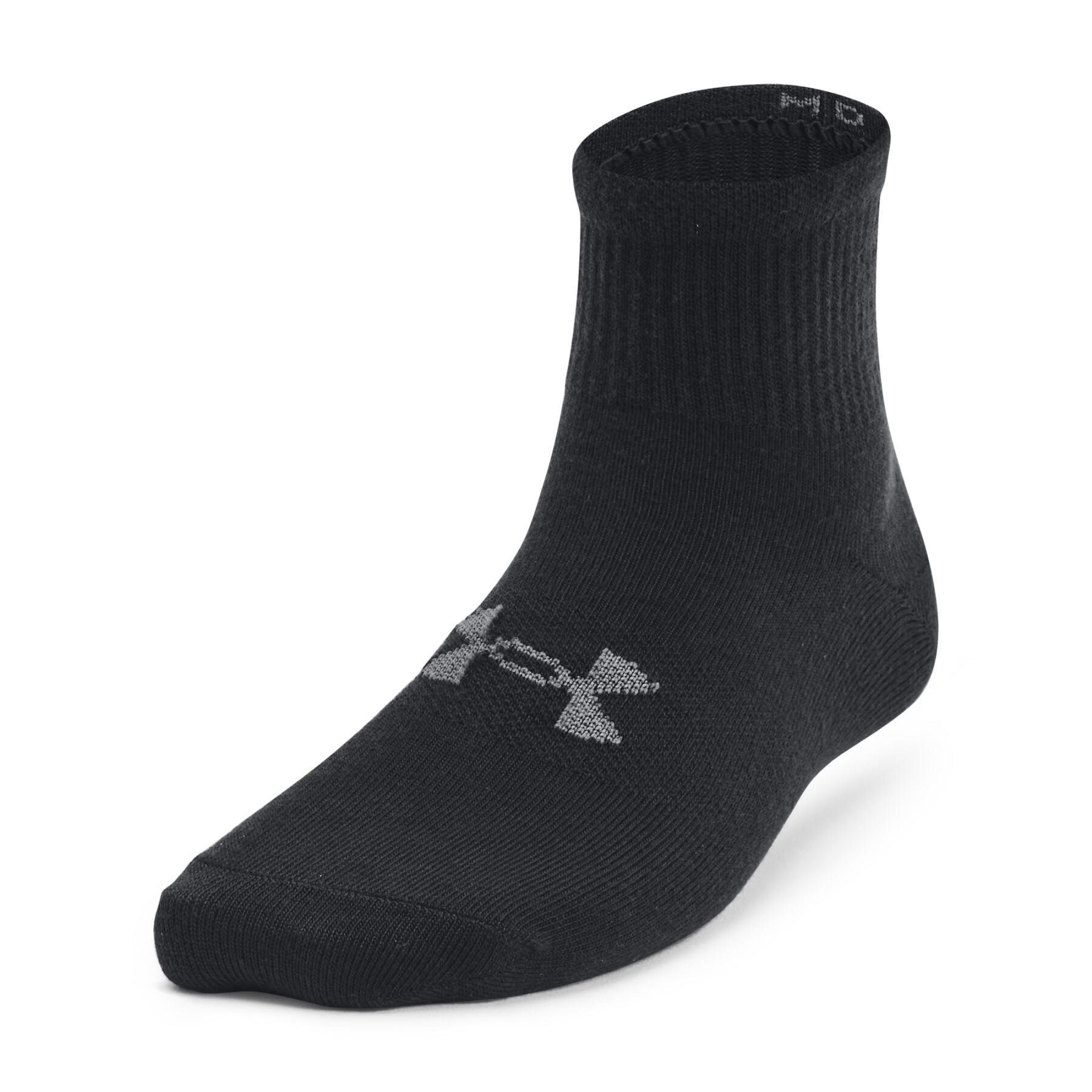 Lot of 3 pairs of short socks Under Armour Essential