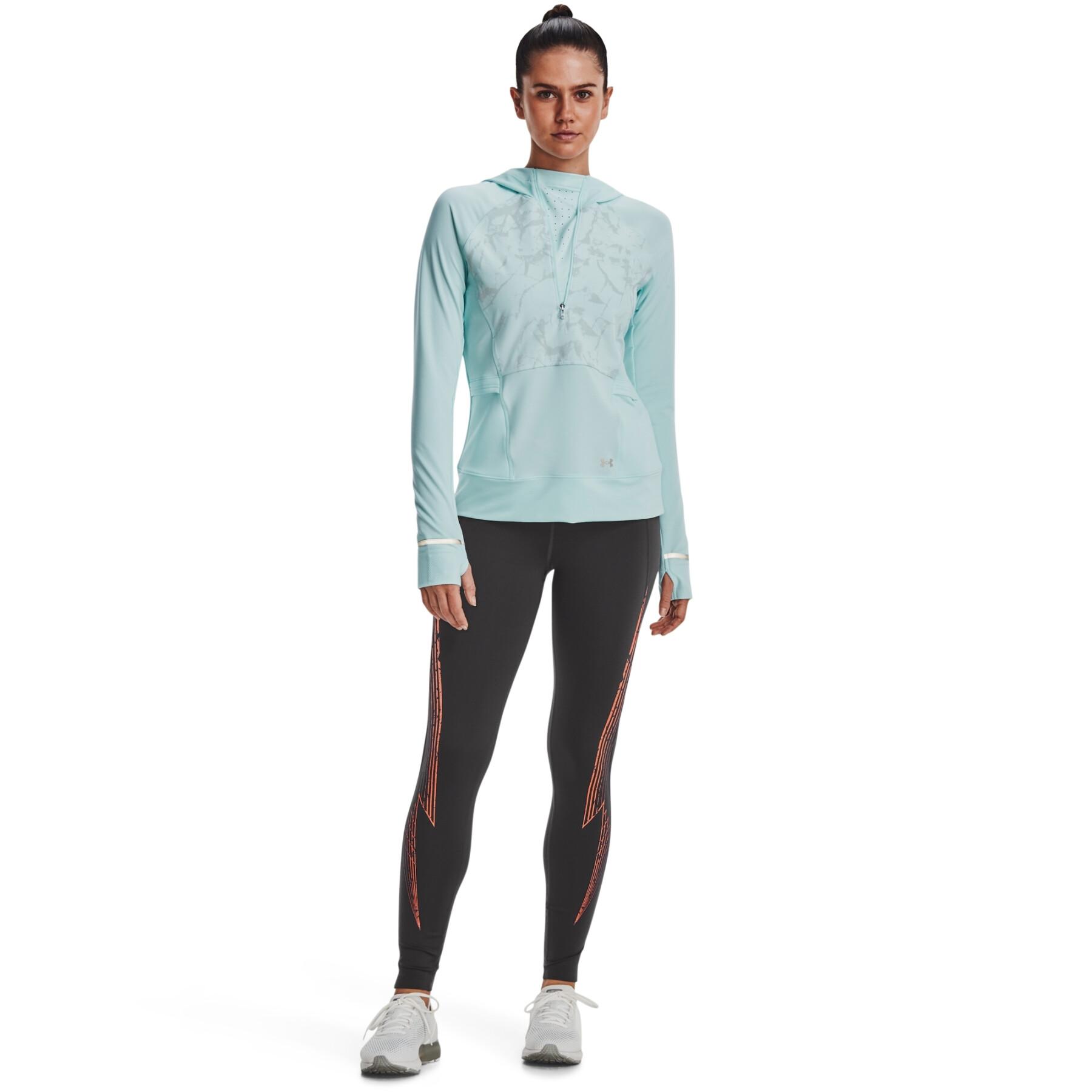 Women's 1/2 zip hoodie Under Armour Outrun the cold