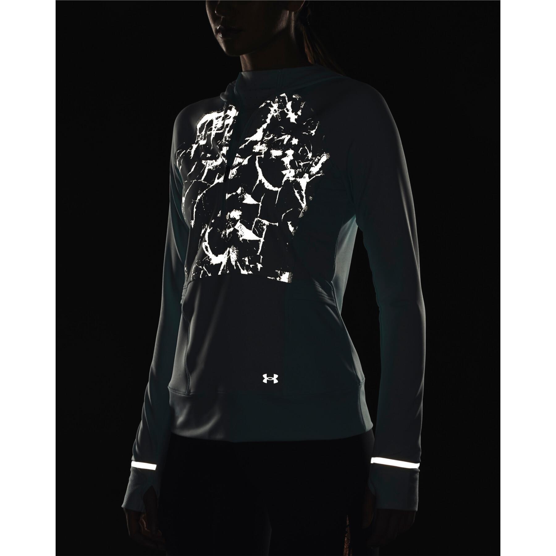 Women's 1/2 zip hoodie Under Armour Outrun the cold