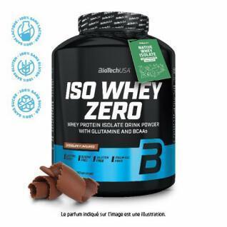 Protein pot Biotech USA iso whey zero lactose free - Chocolate - 2,27kg (x2)