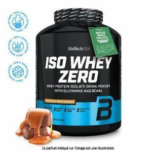 Protein pot Biotech USA iso whey zero lactose free - Chocolat-toffee - 2,27kg (x2)