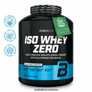 Protein jar Biotech USA iso whey zero lactose free -Black Biscuit - 2,27kg