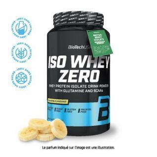 Pack of 6 jars of protein Biotech USA iso whey zero lactose free - Banane 908g