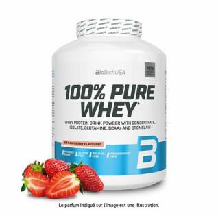 100% pure whey protein jar Biotech USA - Fraise - 2,27kg