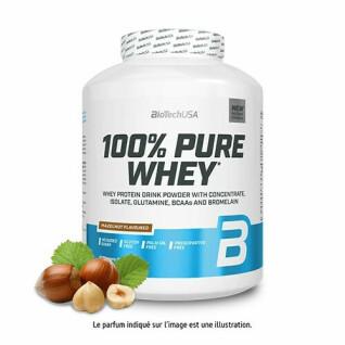100% pure whey protein jar Biotech USA - Noisette - 2,27kg (x2)