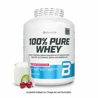 100% pure whey protein jar Biotech USA - Cerise yaourt - 2,27kg