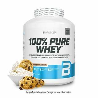100% pure whey protein jar Biotech USA - Cookies & cream - 2,27kg (x2)