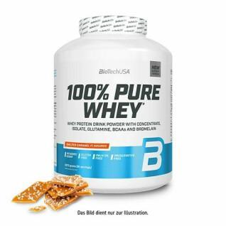 100% pure whey protein jar Biotech USA - Caramel salé - 2,27kg (x2)