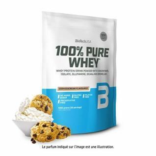 Lot of 10 bags of 100% pure whey protein Biotech USA - Cookies & Cream - 1kg