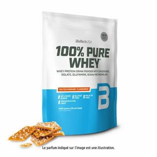 100% pure whey protein bags Biotech USA - Caramel salé - 1kg