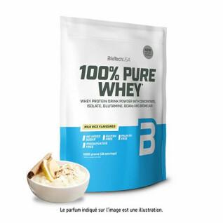 100% pure whey protein bags Biotech USA - Riz au lait - 1kg (x10)