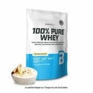 100% pure whey protein bags Biotech USA - Riz au lait - 454g (x10)