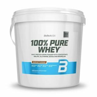 100% pure whey protein bucket Biotech USA - Noisette - 4kg