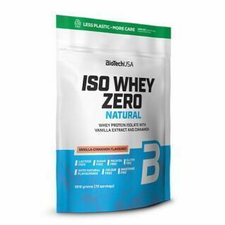 Pack of 4 bags of protein Biotech USA iso whey zero lactose free - Vanille-cannelle - 1,816kg
