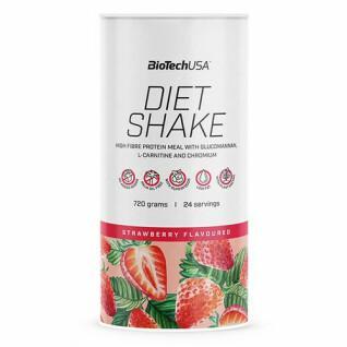 Pack of 6 jars of protein Biotech USA diet shake - Fraise - 720g