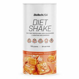 Pack of 6 jars of protein Biotech USA diet shake - Caramel salé - 720g