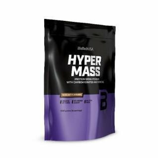 Lot of 10 bags of weight gain Biotech USA hyper mass - Noisette - 1kg