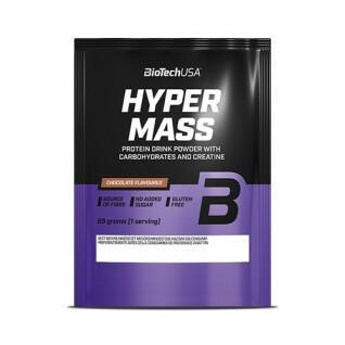 Batch of 40 bags of proteins Biotech USA hyper mass - Chocolate - 65g