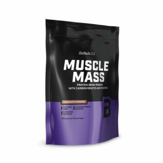 Lot of 10 bags of muscle mass Biotech USA - Chocolate - 1kg