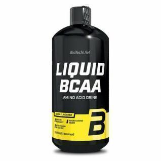 Lot of 12 bottles of liquid amino Biotech USA bcaa - Citron - 1l
