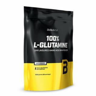 Lot of 10 bags of amino acids Biotech USA 100% l-glutamine - 1kg
