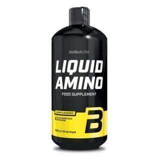 Lot of 12 bottles of liquid amino Biotech USA - Citron - 1l