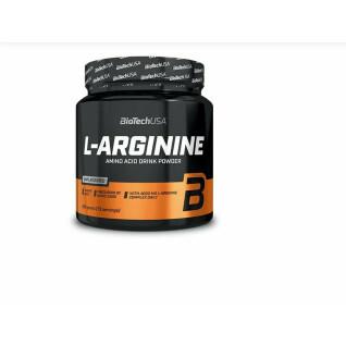 Pack of 10 jars of powder boosters Biotech USA l-arginine - Neutre - 300g