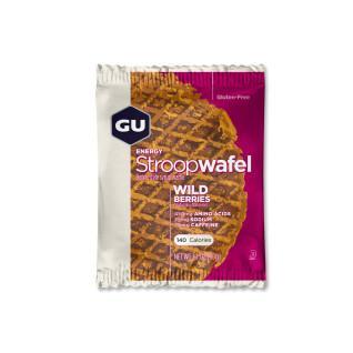 Box of 16 waffles Gu Energy framboise avec caféine