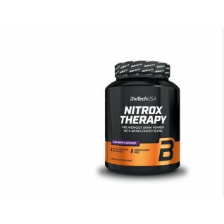 Pack of 6 jars of booster Biotech USA nitrox therapy - Raisin bleu - 680g