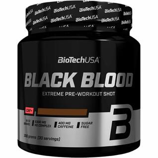 Pack of 10 jars of booster Biotech USA black blood caf + - Cola - 300g