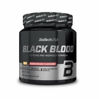 Pack of 10 jars of booster Biotech USA black blood nox + - Orange sanguine - 330g