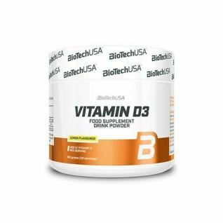 Lot of 6 jars of vitamin d3 Biotech USA -Citron-150g