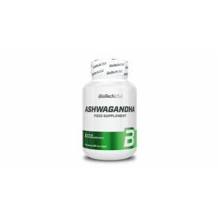 Lot of 12 jars of vitamin Biotech USA ashwagandha - 60 Gélul