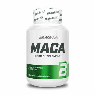 Lot of 12 jars of vitamin Biotech USA maca - 60 Gélul