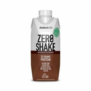 Pack of 15 cartons of snacks Biotech USA zero shake - Chocolate
