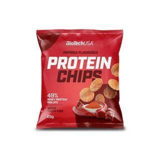 100 packets of protein chips Biotech USA - Paprika