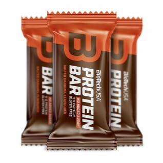 Protein bar snack boxes Biotech USA - Caramel salé (x20)