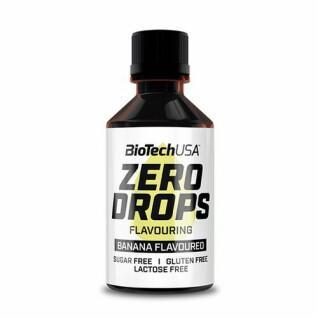 Snack tubes Biotech USA zero drops - Banane - 50ml (x10)