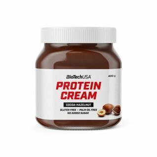 Creamy protein snack bags Biotech USA - Chocolat blanc - 400g (x10)