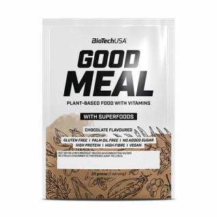 Pack of 10 snack bags Biotech USAgood Meal - Chocolate - 1kg