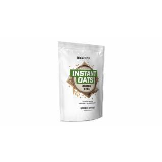 Pack of 10 bags of gluten free instant oat snacks Biotech USA - Neutre - 1kg