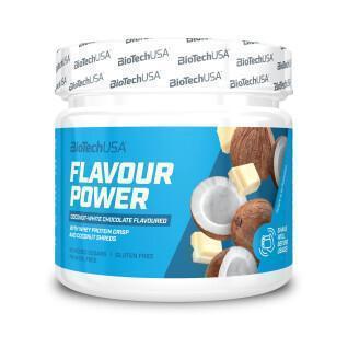 Food supplement coconut white chocolate Biotech USA Flavour Power