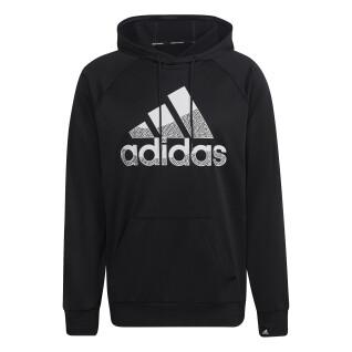 Hoodie with large logo adidas Aeroready Game and Go