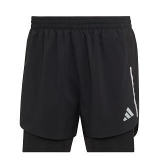 Shorts for running 2 in 1 adidas